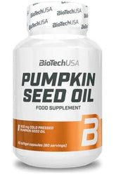 BioTech USA - Pumpkin Seed Oil, 1000mg - 60 softgels - Nutri.se